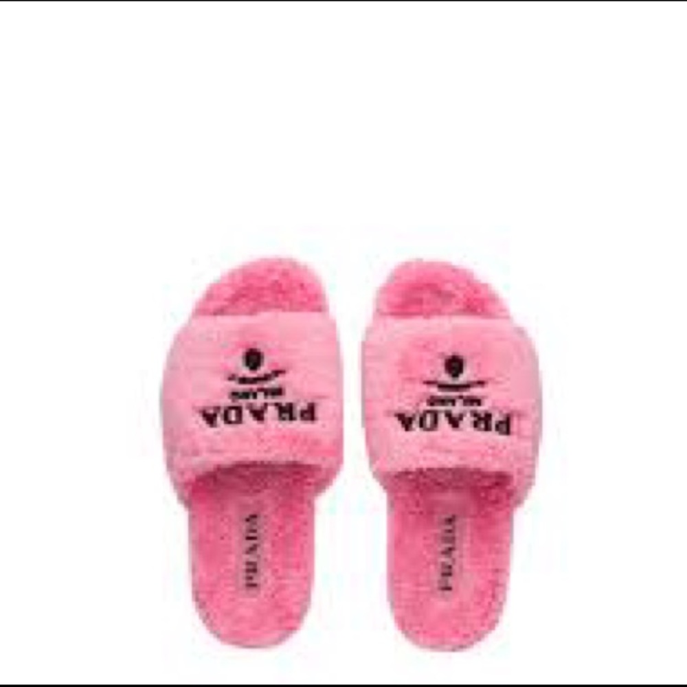 Prada terry cloth slides